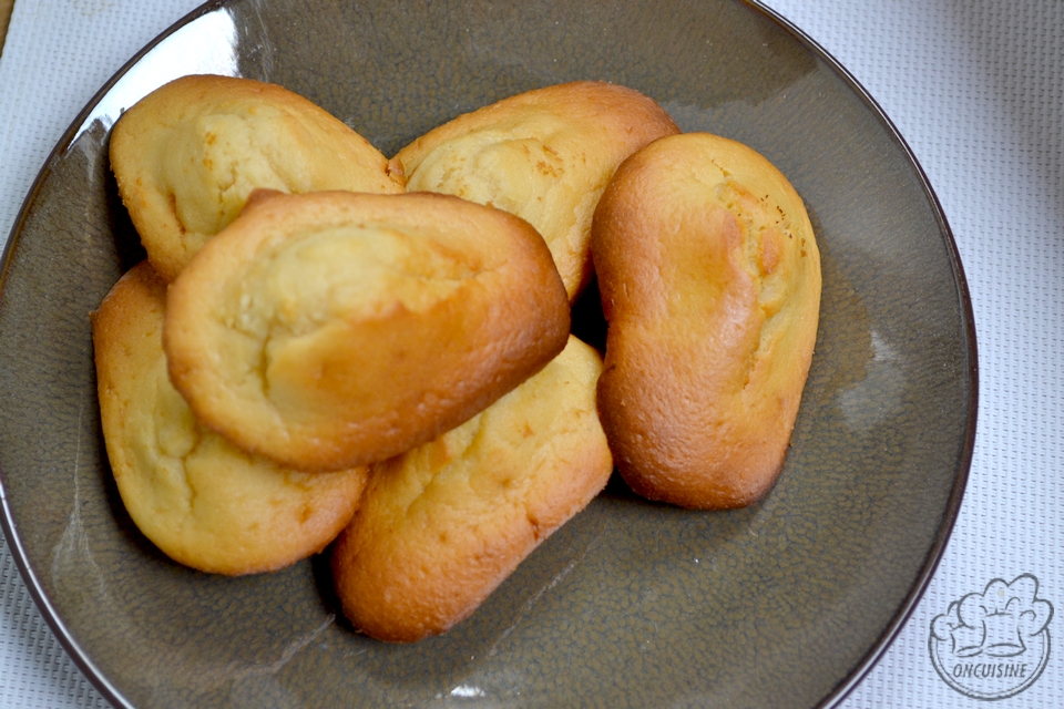 Recette Madeleines Healthy fourrées au chocolat OnCuisine.fr