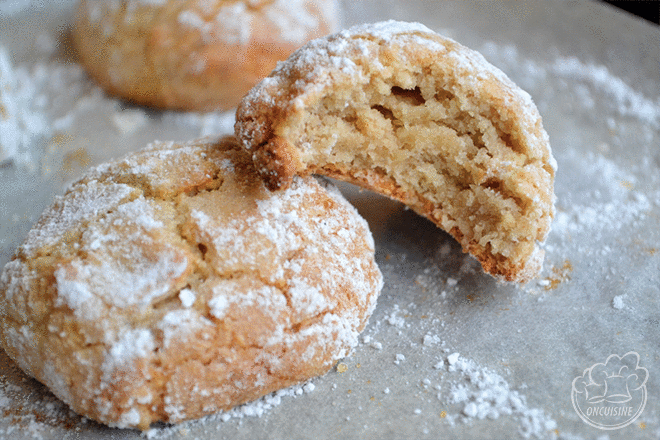 Amaretti à la crème de marron et amandes