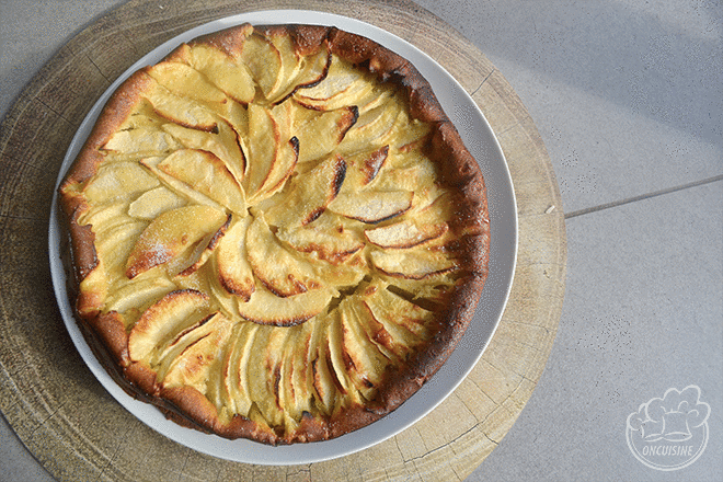 Flognarde aux pommes