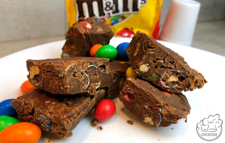 Fudge aux M&M