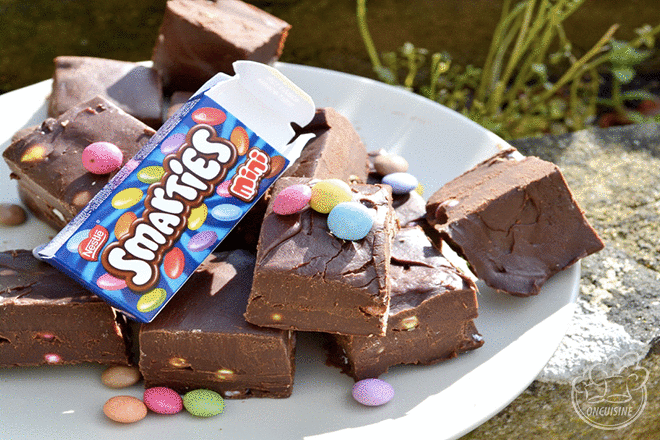 Fudge aux Smarties