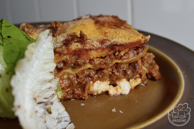 Lasagnes à la bolognaise