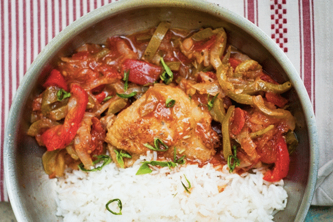 Poulet basquaise 