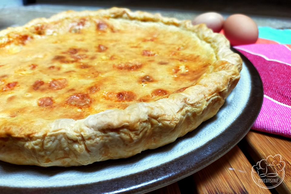 Recette Quiche du Ch&amp;#39;ti (Maroilles-bière) - OnCuisine.fr