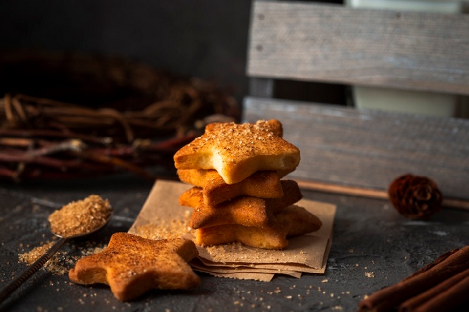 Sablés à la cannelle