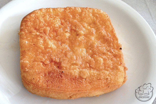 Saganáki (fromage frit grec)