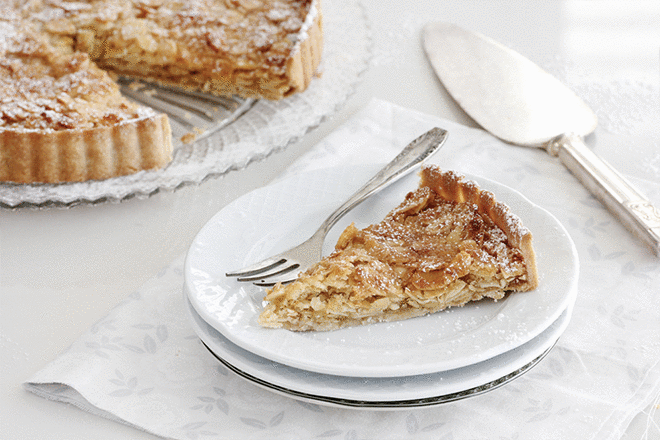 Tarte aux amandes et au miel