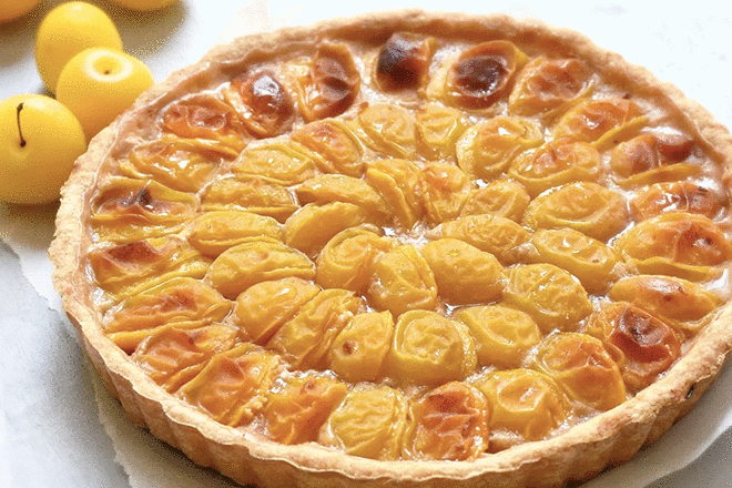 Tarte aux mirabelles