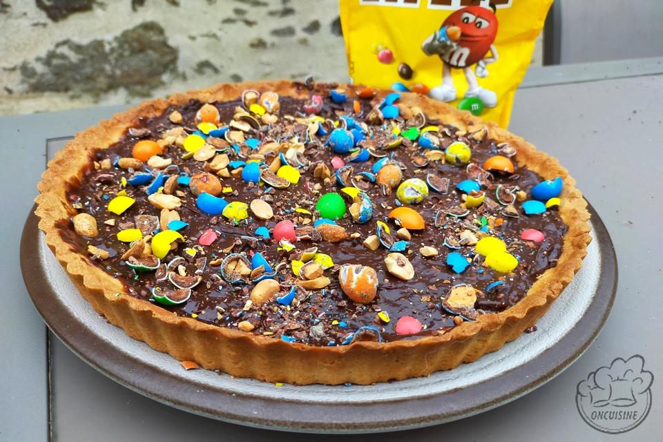 Tarte aux M&MS