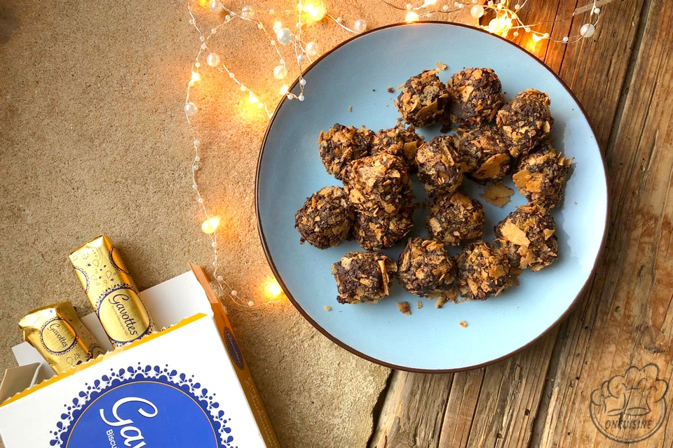 Truffes au chocolat et Gavottes